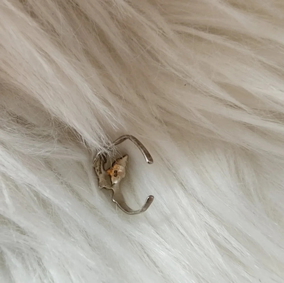 Vintage Sterling Silver Dolphin Ring‎ - Picture 3 of 4